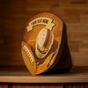 Regal Birchwood American Football Sepia Shield