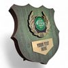 Heraldic Green Birchwood Logo Insert Shield