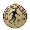 Quantum Football Player of the Match Stainless Steel Medal