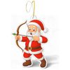 Jolly Santa Archery Christmas Bauble