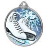 Ice Skating Boots White Colour Texture 3D Print Silver Medal