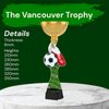 Vancouver Football Boot and Ball Gold Cup Trophy