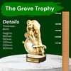 Grove Classic Male Swimmer Real Wood Trophy