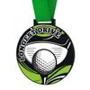 Giant Black Acrylic Longest Drive Golf Medal