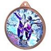 Ice Dance Skaters Colour Texture 3D Print Bronze Medal