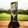Shadowline Golf Ball Trophy – Stainless Steel Award