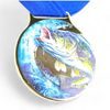 Vulcan Fishing Gold Texture Print Medal