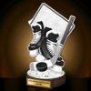 Grove Classic Ice Hockey Real Wood Trophy