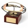 Cirat American Football Handmade Metal Trophy