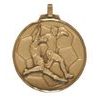 Diamond Edged Football Tackle Bronze Medal