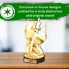 Grove Classic Ballet Dance Real Wood Trophy