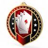 Sentinel Playing Cards Stainless Steel Medal