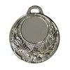 Olympic Torch Logo Insert Silver Medal