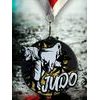 Rincon Classic Judo Black Acrylic Medal