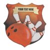 Heraldic Birchwood Tenpin Bowling Shield