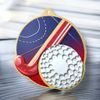 Aurum Hockey Stainless Steel Medal