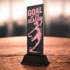 Shadowline Football Female Goal of the Season Trophy – Stainless Steel Award