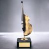 Paradas Violin Handmade Metal Trophy