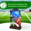 Shard American Football Eco Friendly Wooden Trophy