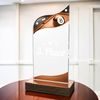 United Pool Acrylic Wood Fusion Trophy