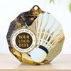 Dodeca Badminton Stainless Steel Logo Insert Medal