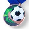 Vulcan Football Bronze Texture Print Medal