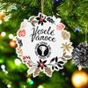 Christmas Wreath Logo Custom Made Printed Bauble