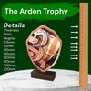 Arden Third Place Real Wood Shield Trophy