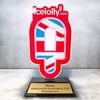Edison Logo Custom Made Acrylic Award