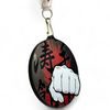 Rincon Colour Martial Arts Fist Black Acrylic Medal