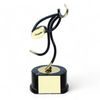 Valencia Rugby Player Handmade Metal Trophy