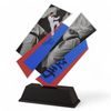 Paris Martial Arts Blue and Red Trophy