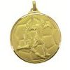 Diamond Edged Football Tackle Gold Medal