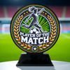 Quantum Women's Football Player of the Match Trophy