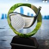 Onyx Stainless Steel Golf Driver Club Trophy