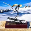 Barcelona Skiing Handmade Metal Trophy