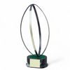 Alcobendas Rugby Ball Handmade Metal Trophy