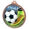 Football Boot and Ball Colour Texture 3D Print Bronze Medal