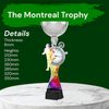 Montreal Running Stopwatch Silver Cup Trophy