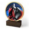 Holt Colour Boxing Real Wood Trophy