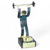 Toledo Weightlifting Handmade Metal Trophy