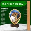 Arden Baseball Real Wood Shield Trophy