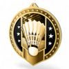 Sentinel Classic Badminton Stainless Steel Medal