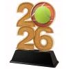 Tennis Year Trophy – Sports Award with Year Selection