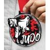 Giant Judo Black Acrylic Medal