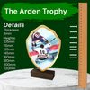 Arden Ice Hockey Real Wood Shield Trophy