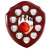 Anglia Tenpin Bowling Rosewood Wooden 10 Year Annual Shield