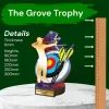 Grove Longbow Archery Wooden Trophy