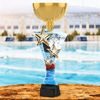 Triple Star Swimming Gold Trophy Cup