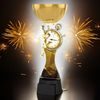 Vancouver Classic Running Stopwatch Gold Cup Trophy